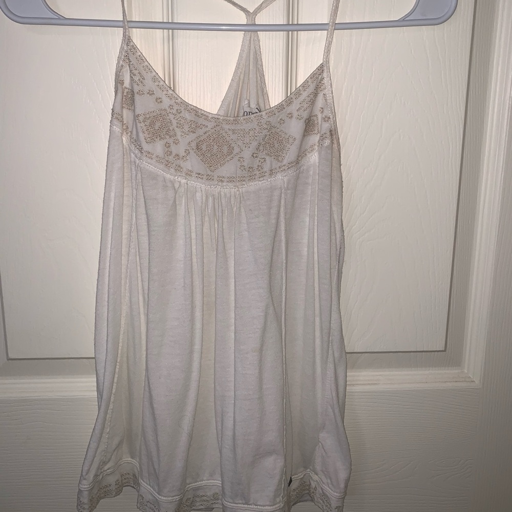 Off white tank top